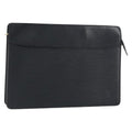 Louis Vuitton Pochette Homme Epi Leather Black Leather Clutche & Pouche Bag (Pre-Owned)
