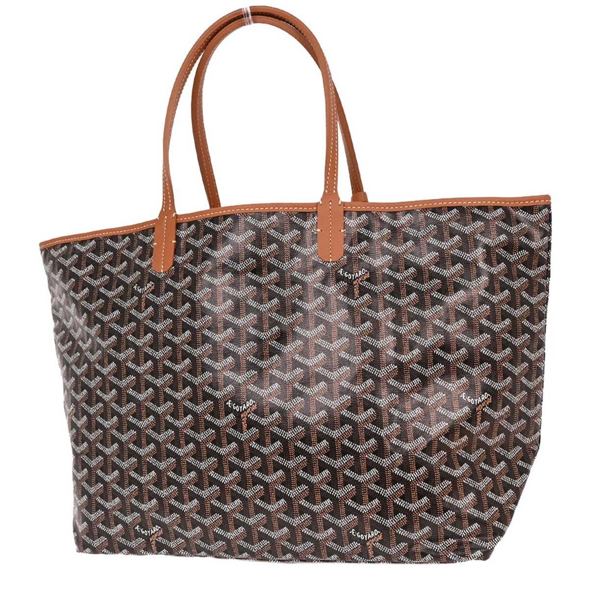 Goyard Saint Louis Tote Coated Canvas Black Canvas Tote Bag Bag (Pre-Owned)