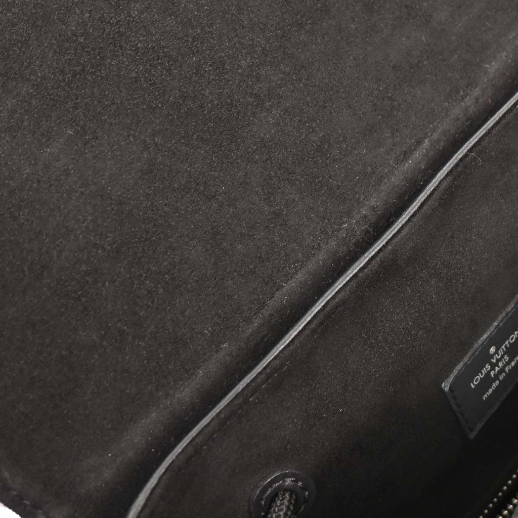Louis Vuitton Christopher Backpack Epi Leather Black Leather Backpack Bag (Pre-Owned)