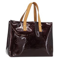 Louis Vuitton Reade Handbag Monogram Vernis Burgundy Patent_Leather Handbag (Pre-Owned)