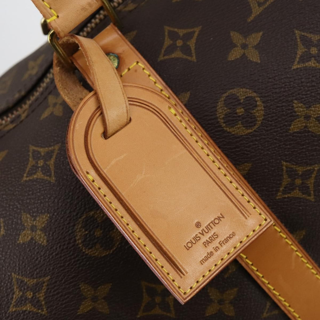 Louis Vuitton Keepall Bag Monogram Canvas Brown Canvas Travel Bag Bag (Pre-Owned)