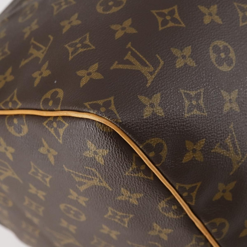 Louis Vuitton Keepall Bag Monogram Canvas Brown Canvas Travel Bag Bag (Pre-Owned)