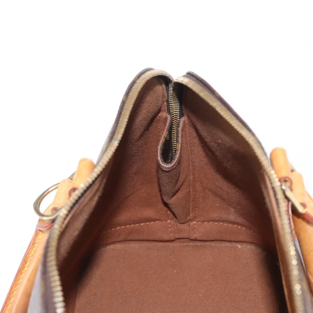 Louis Vuitton Alma Handbag Monogram Canvas Brown Canvas Handbag (Pre-Owned)