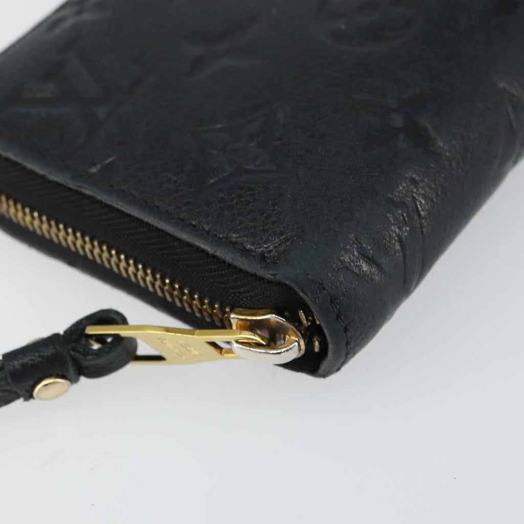 Louis Vuitton Zippy Wallet Nm Leather Empreinte Black Leather Wallets Accessory (Pre-Owned)