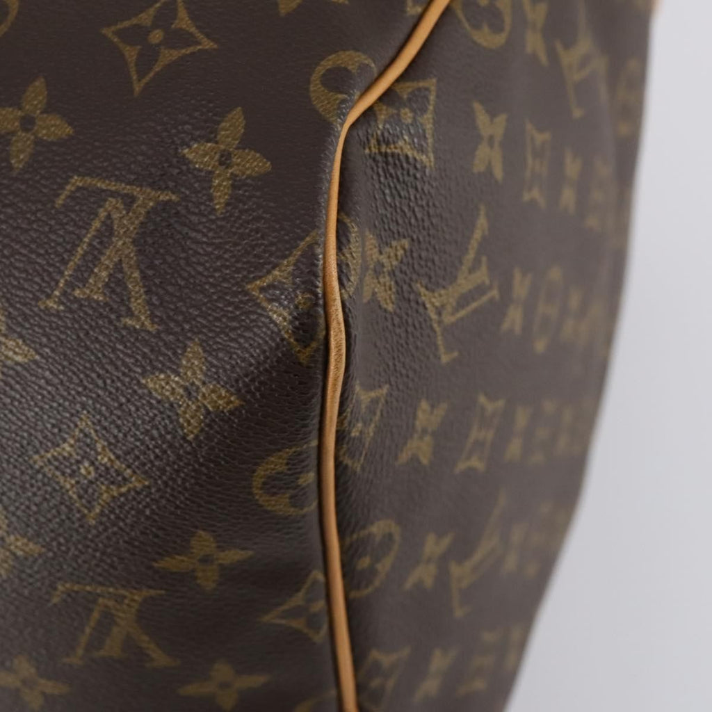 Louis Vuitton Keepall Bag Monogram Canvas Brown Canvas Travel Bag Bag (Pre-Owned)