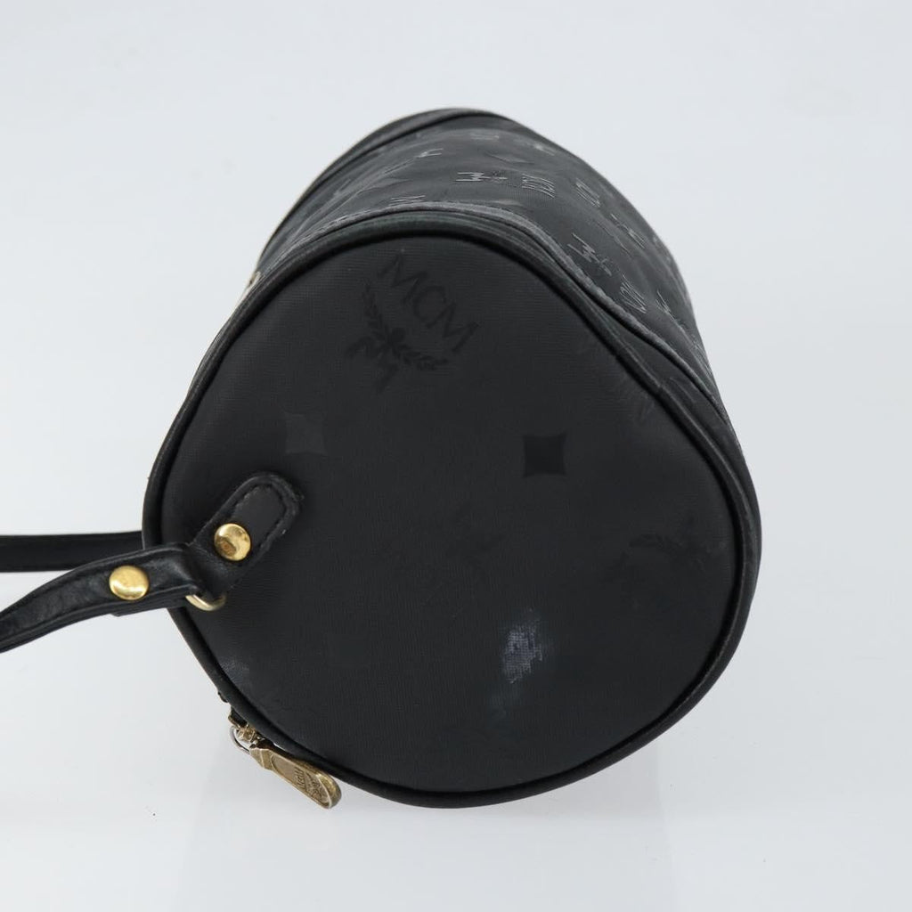 MCM Visetos Shoulder Bag Pvc Black Pvc Bag (Pre-Owned)
