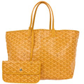 Goyard Saint Louis Tote Coated Canvas Yellow Canvas Tote Bag Bag (Pre-Owned)