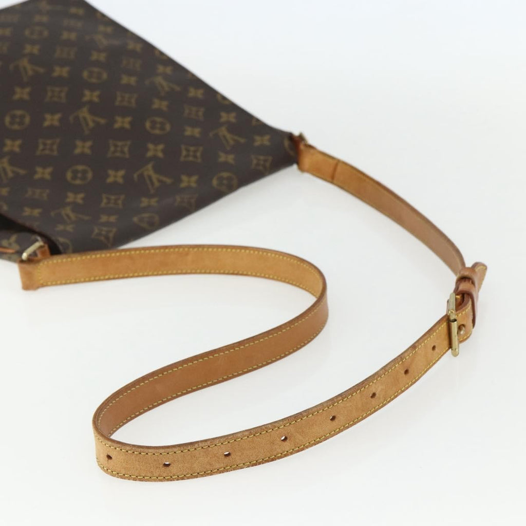 Louis Vuitton Musette Handbag Monogram Canvas Brown Canvas Shoulder Bag Bag (Pre-Owned)