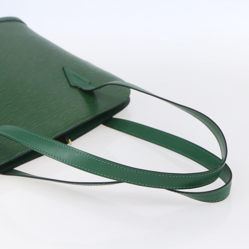 Louis Vuitton Lussac Handbag Epi Leather Green Leather Shoulder Bag Bag (Pre-Owned)