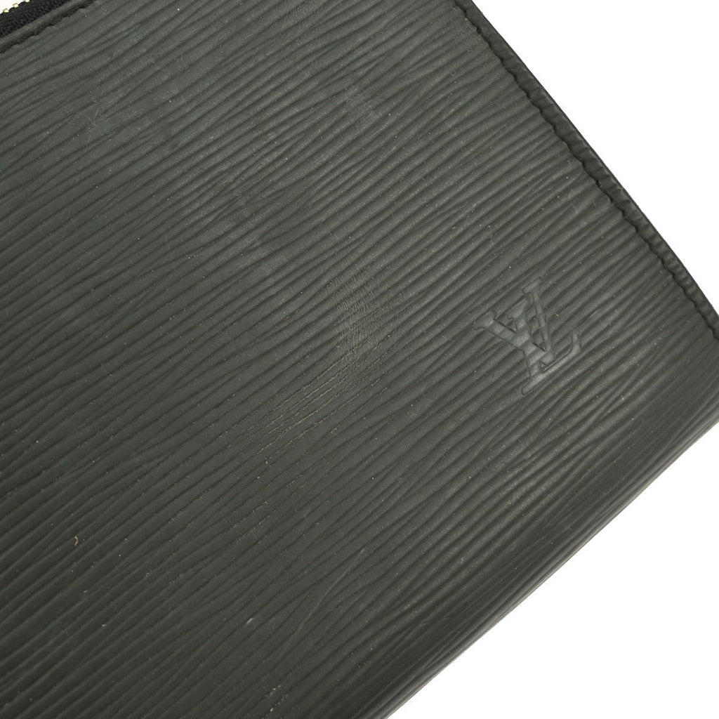Louis Vuitton Pochette Accessoires Epi Leather Black Leather Clutche & Pouche Bag (Pre-Owned)