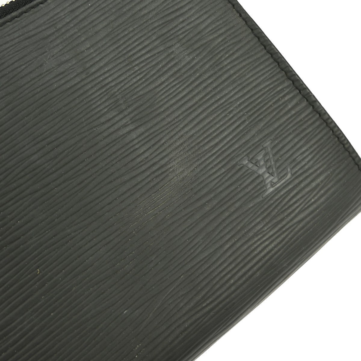 Louis Vuitton Pochette Accessoires Epi Leather Black Leather Clutche & Pouche Bag (Pre-Owned)