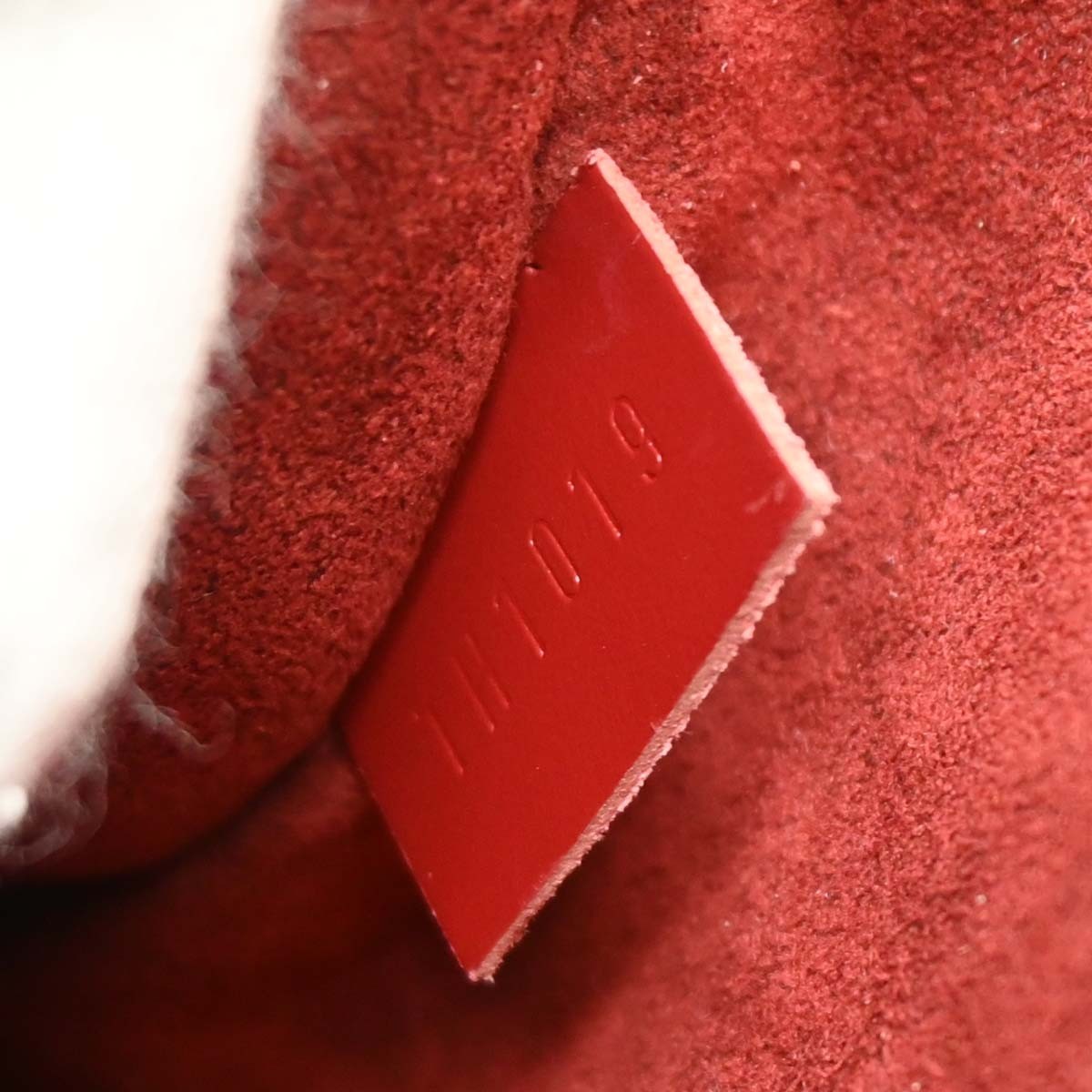 Louis Vuitton Jasmin Bag Epi Leather Red Leather Handbag (Pre-Owned)