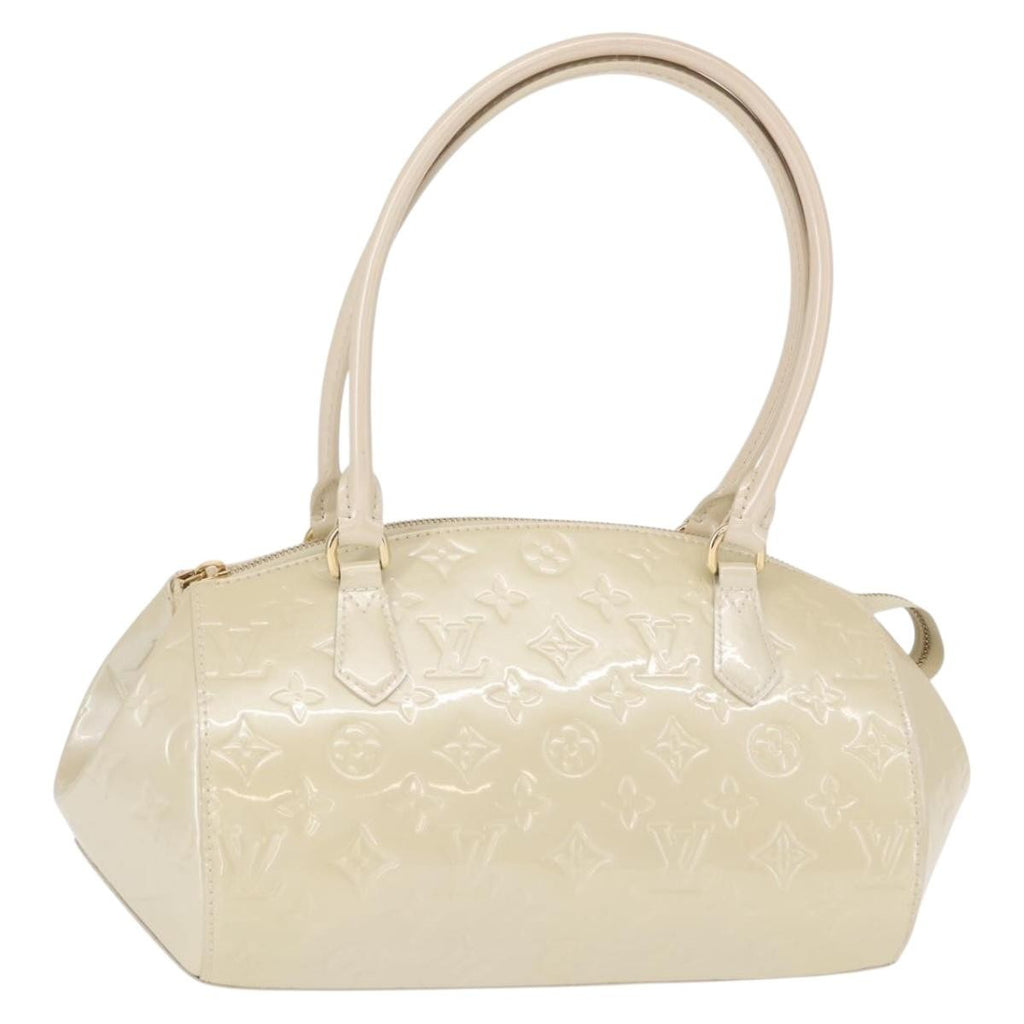 Louis Vuitton Sherwood Handbag Monogram Vernis Beige Patent_Leather Handbag (Pre-Owned)