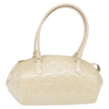 Louis Vuitton Sherwood Handbag Monogram Vernis Beige Patent_Leather Handbag (Pre-Owned)