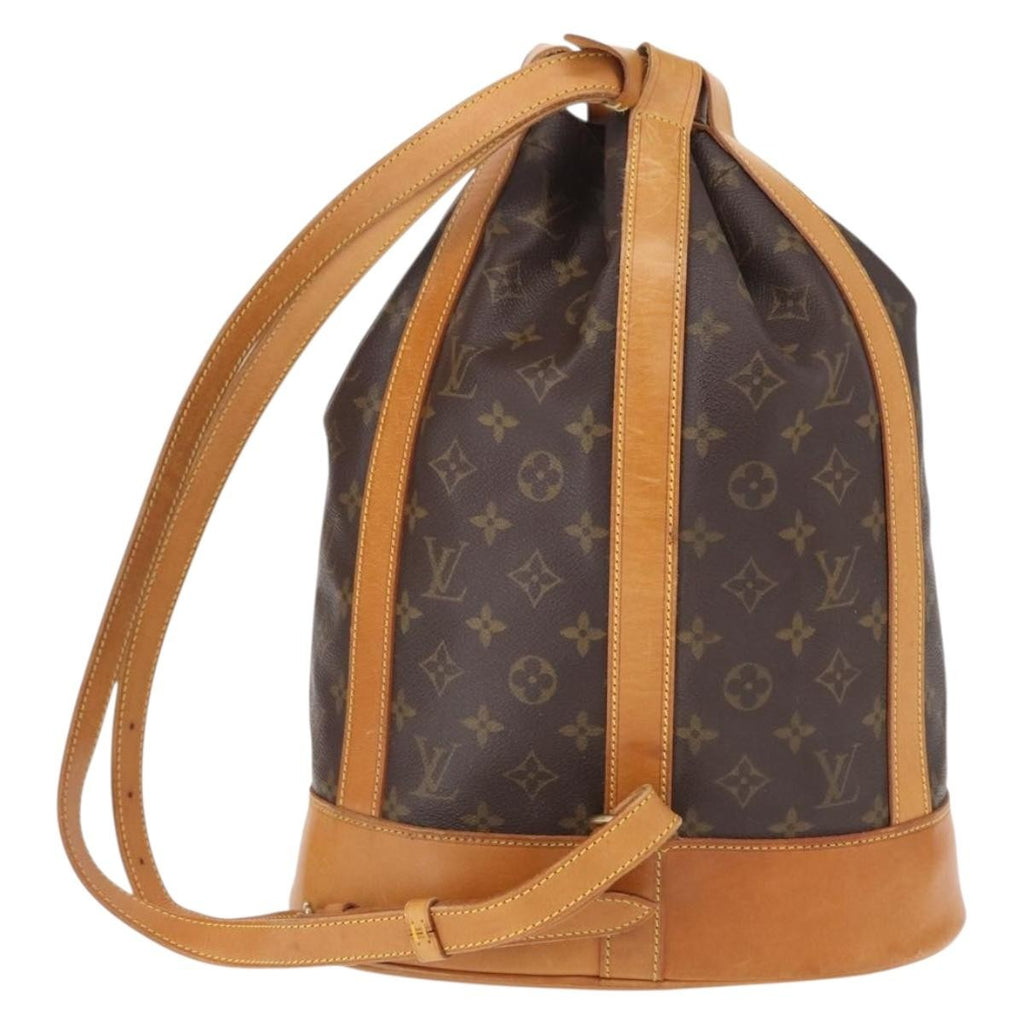 Louis Vuitton Randonnee Backpack Monogram Canvas Brown Canvas Backpack Bag (Pre-Owned)