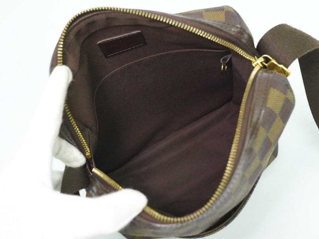 Louis Vuitton Trotteur Beaubourg Handbag Damier Brown Canvas Shoulder Bag Bag (Pre-Owned)