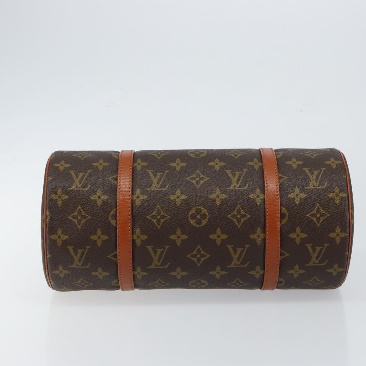 Louis Vuitton Papillon Handbag Monogram Canvas Brown Canvas Shoulder Bag Bag (Pre-Owned)