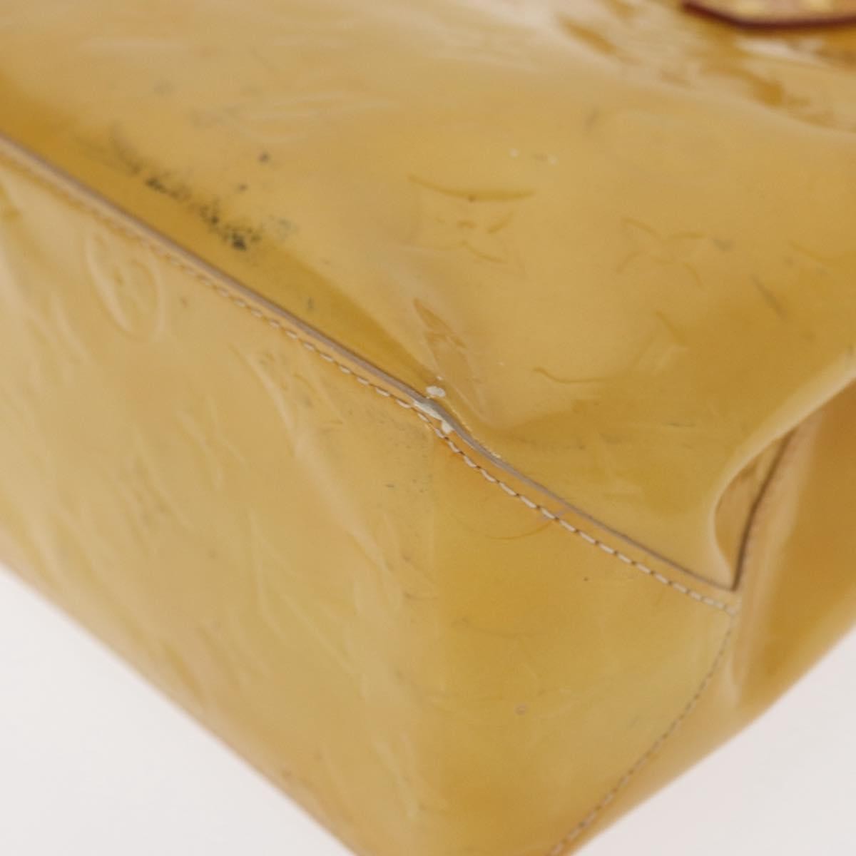 Louis Vuitton Reade Handbag Monogram Vernis Beige Patent_Leather Handbag (Pre-Owned)