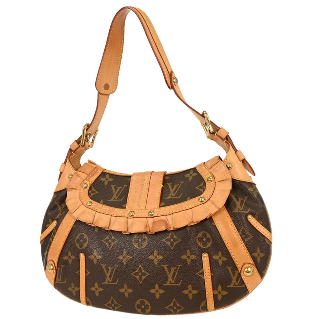 Louis Vuitton Leonor Handbag Monogram Canvas Brown Canvas Handbag (Pre-Owned)