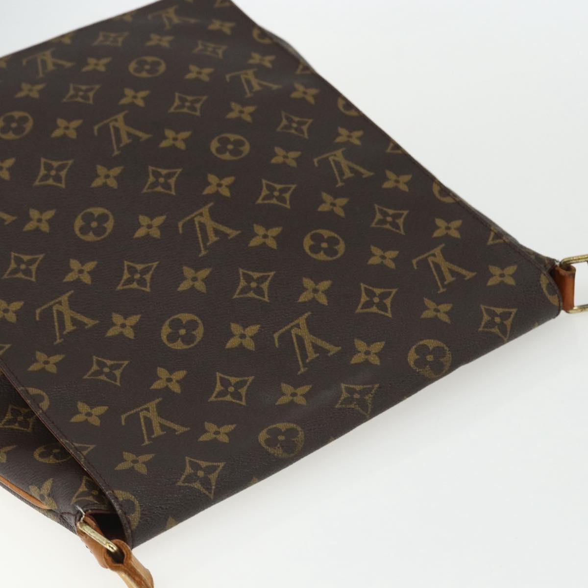 Louis Vuitton Musette Handbag Monogram Canvas Brown Canvas Shoulder Bag Bag (Pre-Owned)