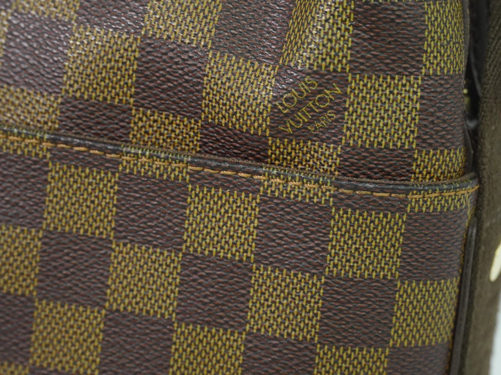 Louis Vuitton Trotteur Beaubourg Handbag Damier Brown Canvas Shoulder Bag Bag (Pre-Owned)