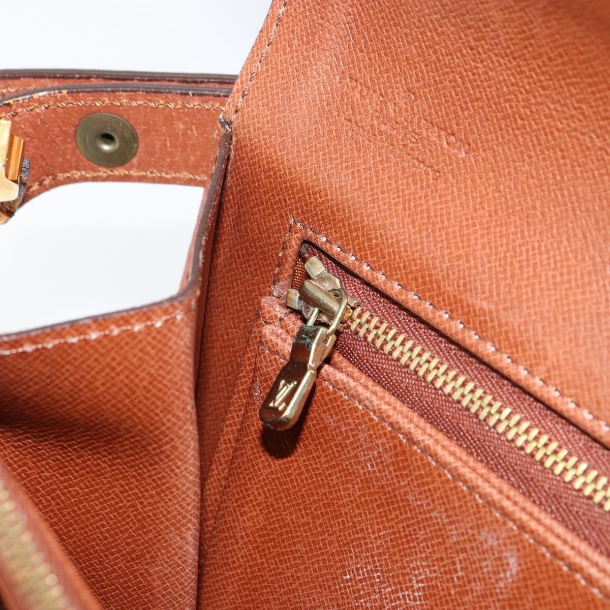 Louis Vuitton Vintage Dauphine Shoulder Bag Monogram Canvas Brown Canvas Shoulder Bag Bag (Pre-Owned)