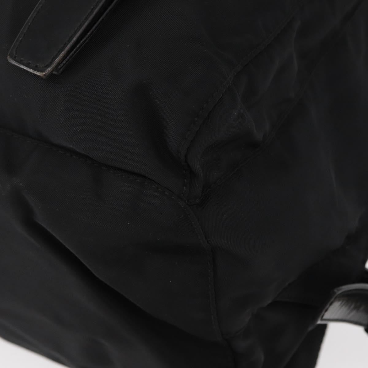 Prada Double Front Pocket Backpack Tessuto Black Nylon Backpack Bag (Pre-Owned)