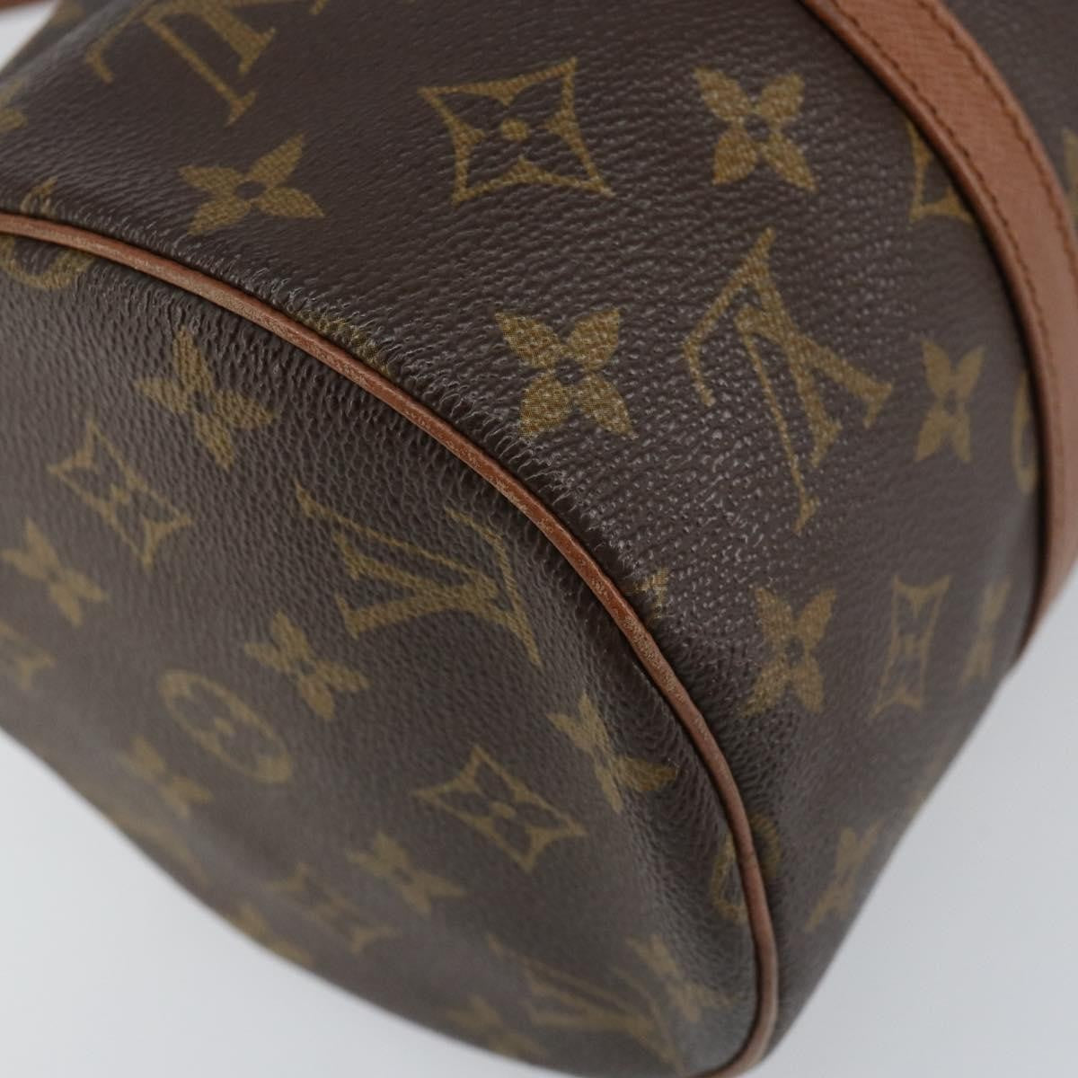 Louis Vuitton Papillon Handbag Monogram Canvas Brown Canvas Handbag (Pre-Owned)