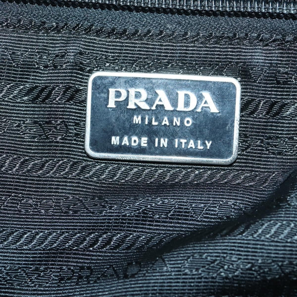 Prada Vela Double Front Pocket Backpack Tessuto With Saffiano Leather Green Nylon Backpack Bag (Pre-Owned)