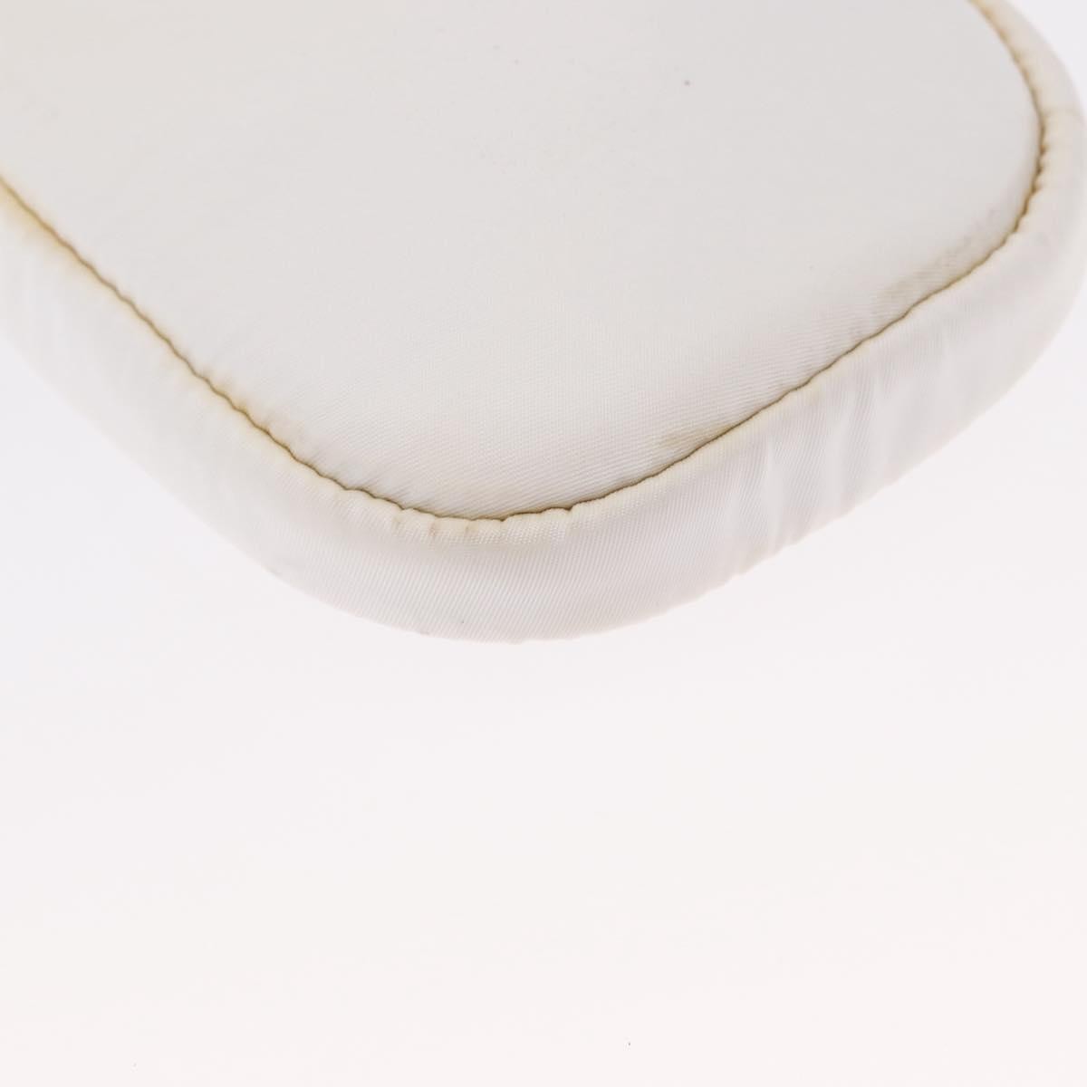 Prada Cargo Phone Holder Crossbody Bag Tessuto White Nylon Shoulder Bag Bag (Pre-Owned)