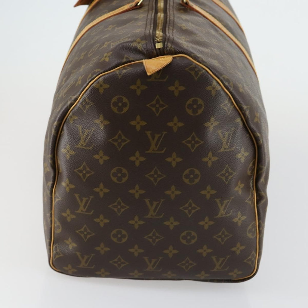 Louis Vuitton Keepall Bag Monogram Canvas Brown Canvas Travel Bag Bag (Pre-Owned)