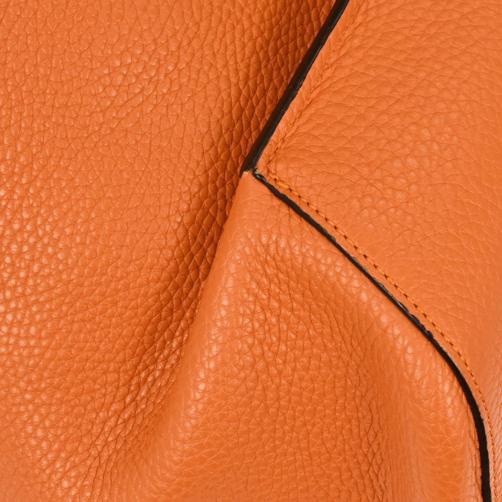 Loewe Anton Sling Bag Leather Orange Leather Shoulder Bag Bag (Pre-Owned)