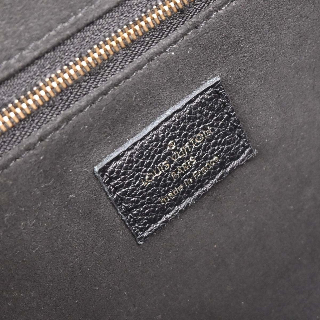Louis Vuitton Saint Germain Handbag Monogram Empreinte Leather Black Leather Shoulder Bag Bag (Pre-Owned)