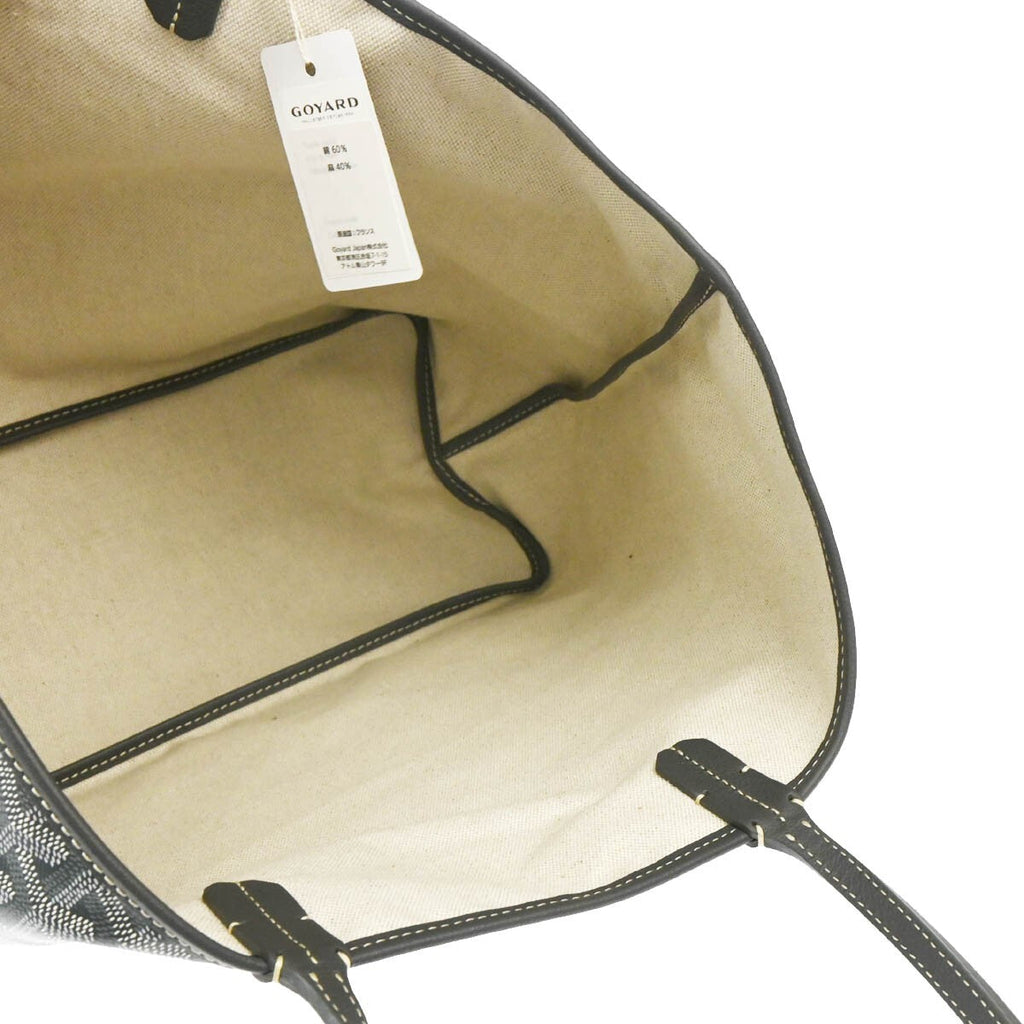 Goyard Saint Louis Tote Coated Canvas Gray Canvas Tote Bag Bag (Pre-Owned)