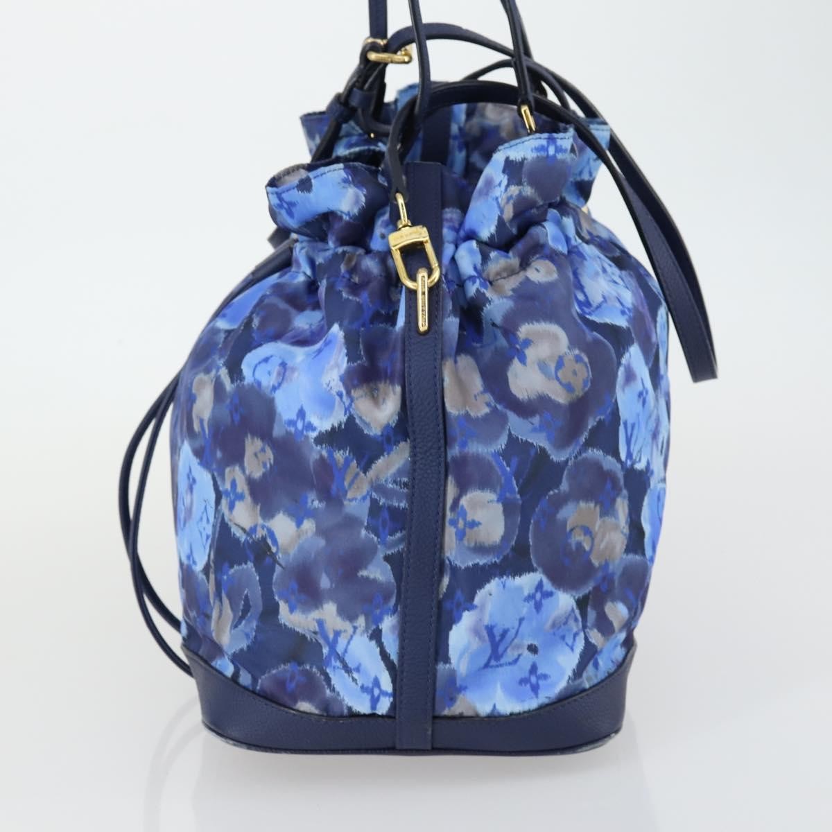 Louis Vuitton Noefull Handbag Ikat Nylon Blue Nylon Handbag (Pre-Owned)
