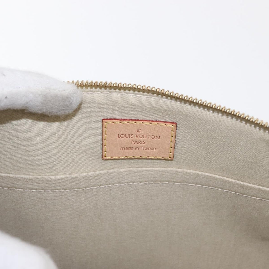Louis Vuitton Sherwood Handbag Monogram Vernis Beige Patent_Leather Handbag (Pre-Owned)