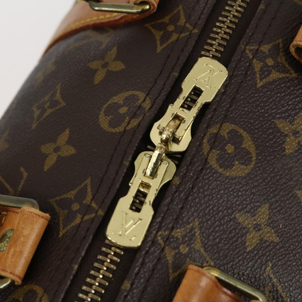 Louis Vuitton Keepall Bandouliere Bag Monogram Canvas Brown Canvas Travel Bag Bag (Pre-Owned)