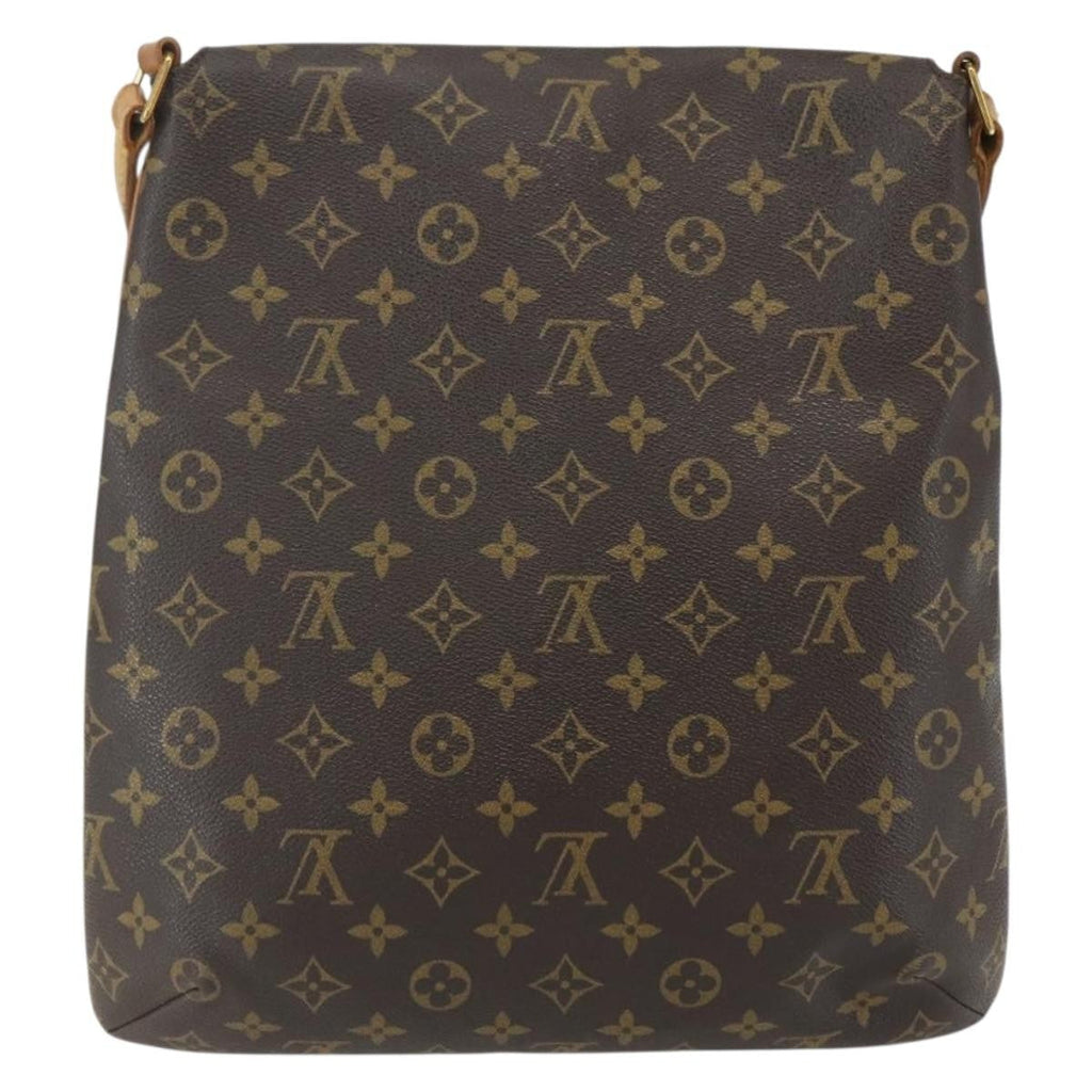 Louis Vuitton Musette Handbag Monogram Canvas Brown Canvas Shoulder Bag Bag (Pre-Owned)