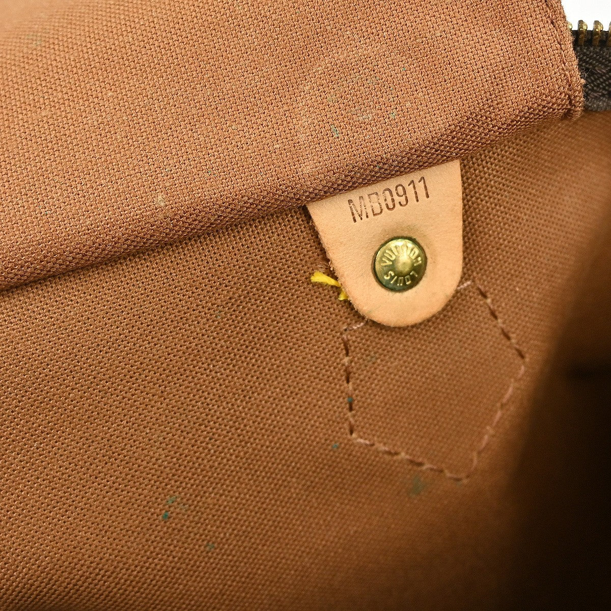 Louis Vuitton Speedy Handbag Monogram Canvas Brown Canvas Handbag (Pre-Owned)
