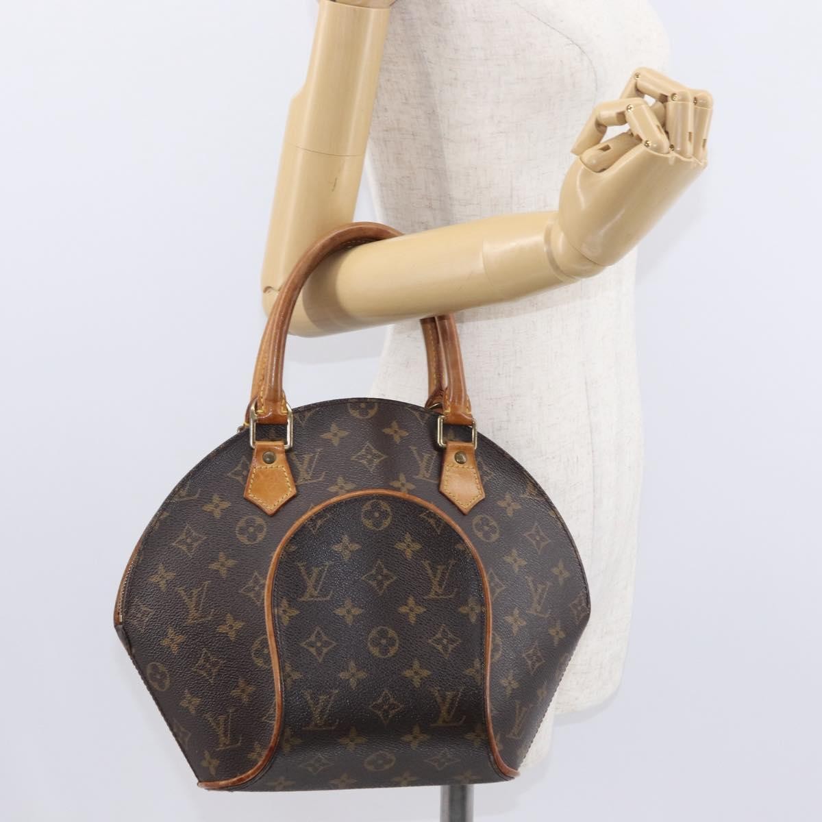 Louis Vuitton Ellipse Bag Monogram Canvas Brown Canvas Handbag (Pre-Owned)