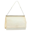 Prada Vintage Shoulder Bag Leather White Leather Shoulder Bag Bag (Pre-Owned)
