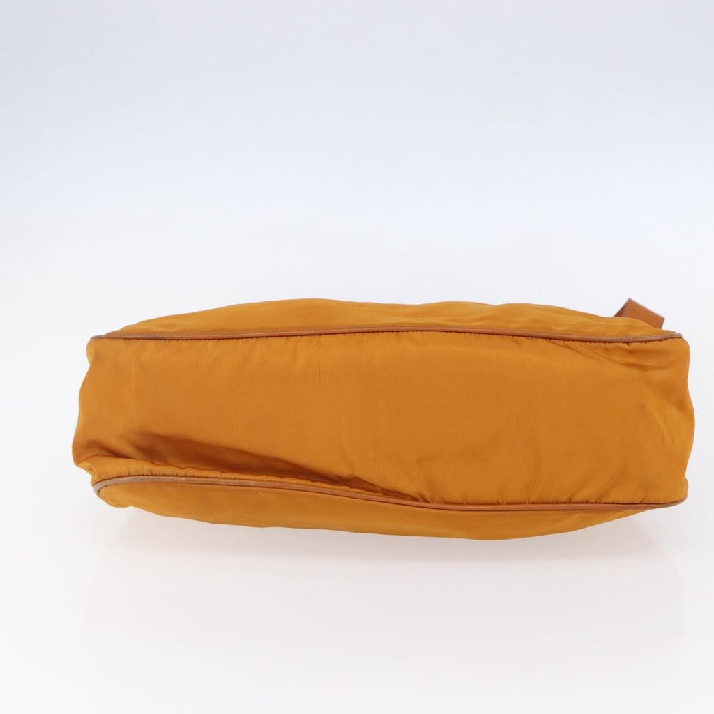 Prada Vintage Shoulder Bag Tessuto Orange Nylon Shoulder Bag Bag (Pre-Owned)
