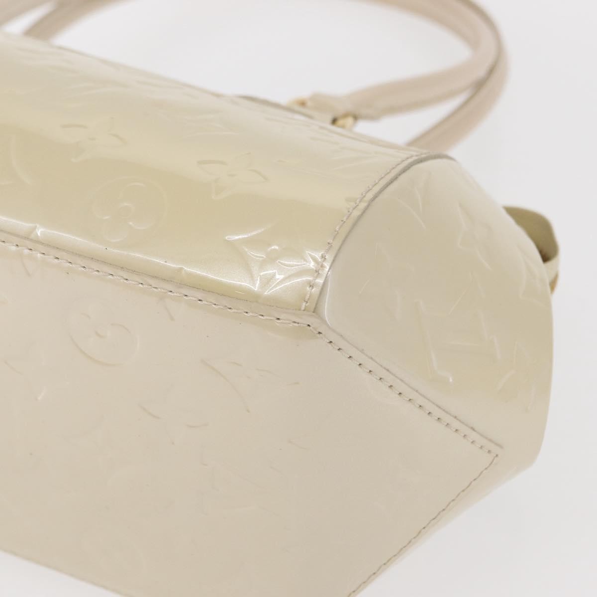 Louis Vuitton Sherwood Handbag Monogram Vernis Beige Patent_Leather Handbag (Pre-Owned)