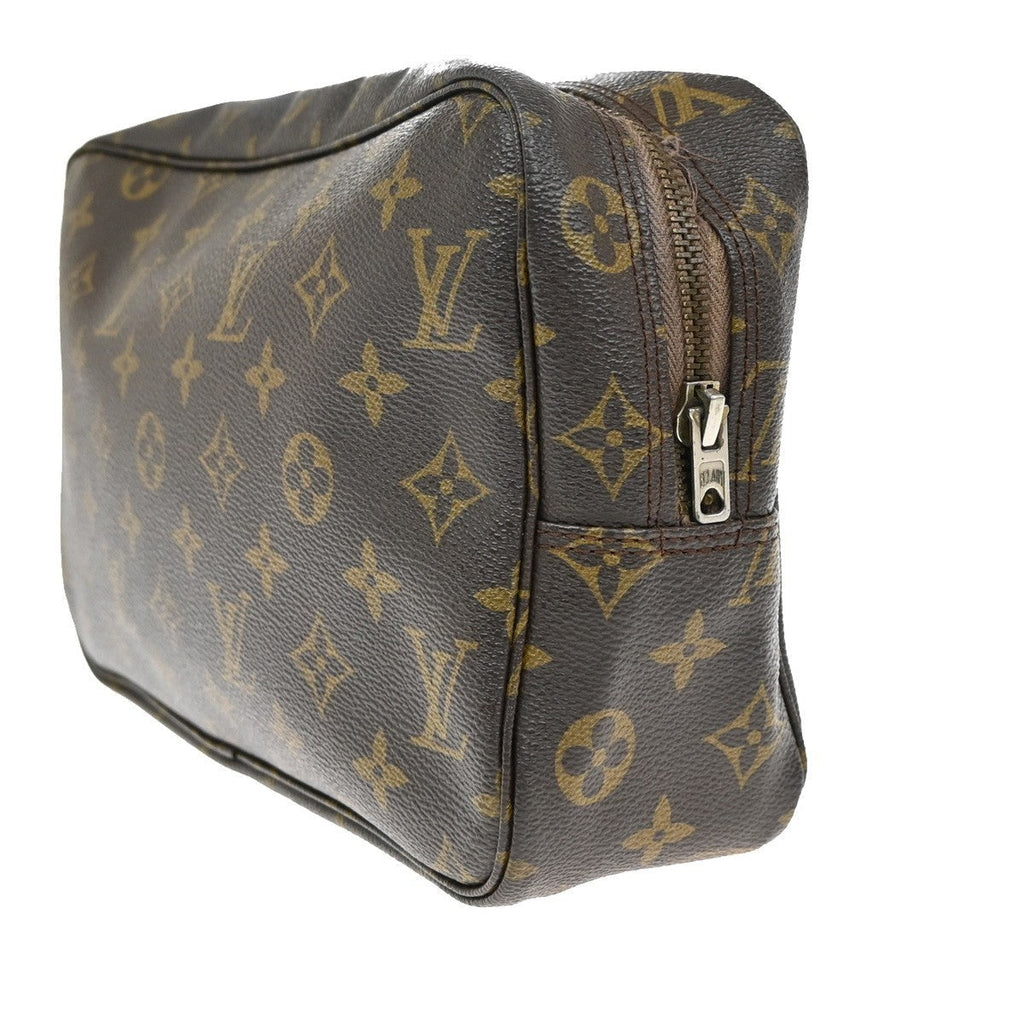 Louis Vuitton Trousse Toilette Monogram Canvas Brown Leather Clutche & Pouche Bag (Pre-Owned)