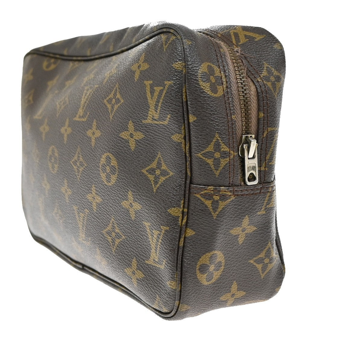 Louis Vuitton Trousse Toilette Monogram Canvas Brown Leather Clutche & Pouche Bag (Pre-Owned)