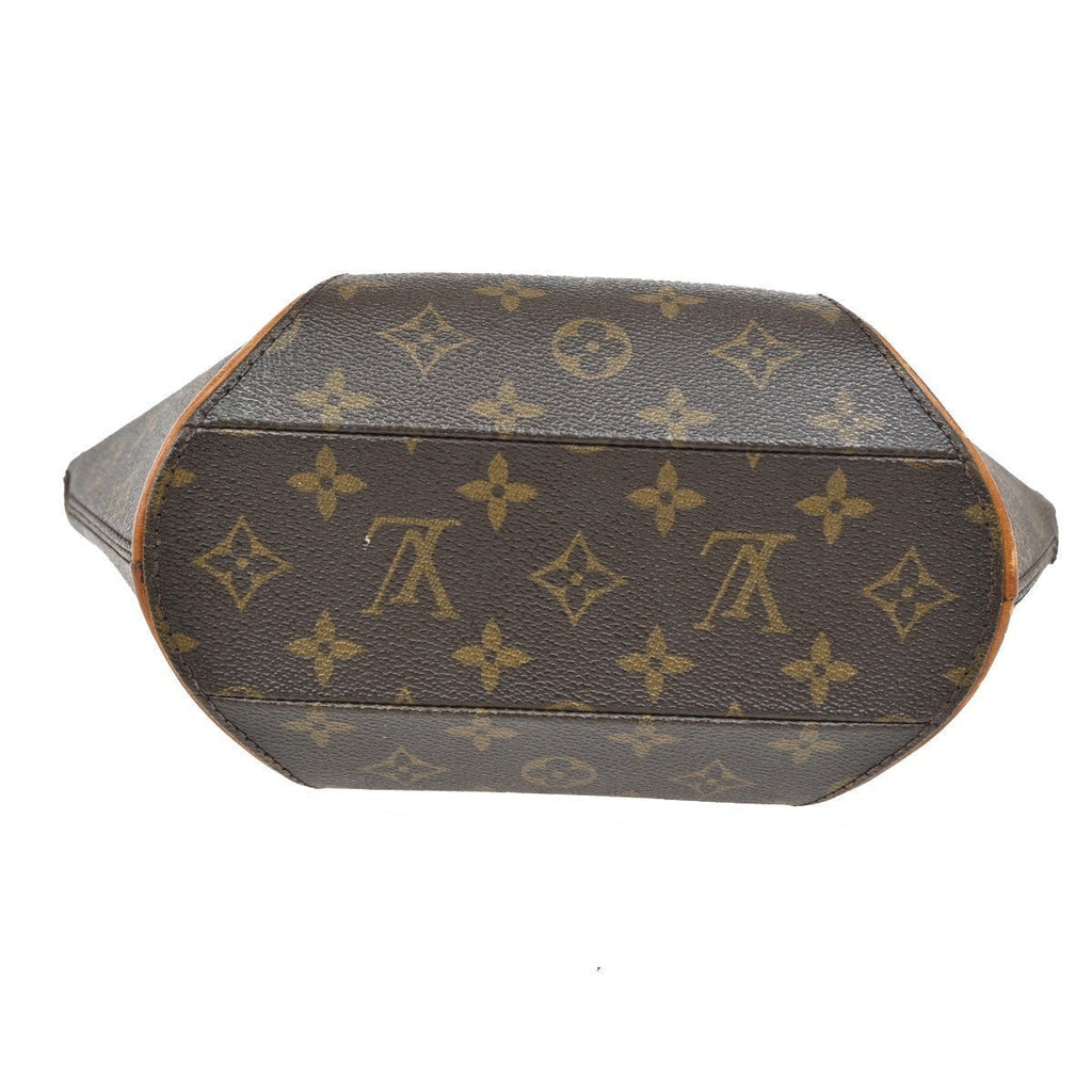 Louis Vuitton Ellipse Bag Monogram Canvas Brown Leather Handbag (Pre-Owned)