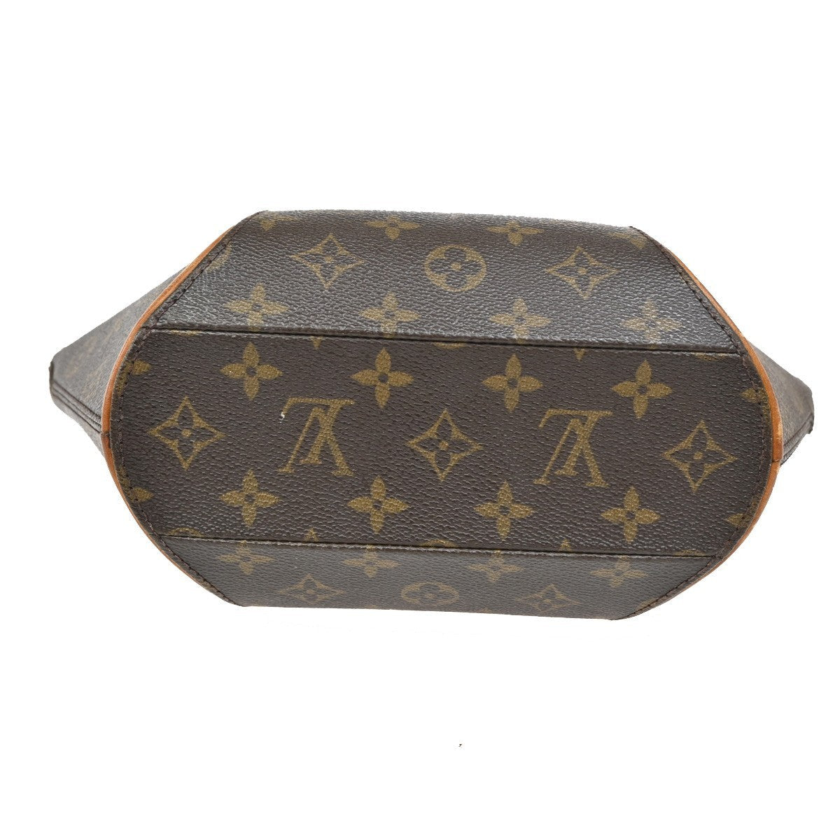 Louis Vuitton Ellipse Bag Monogram Canvas Brown Leather Handbag (Pre-Owned)