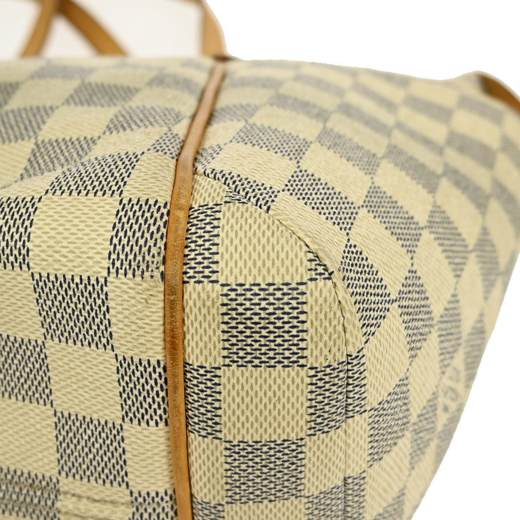 Louis Vuitton Totally Handbag Damier White Canvas Tote Bag Bag (Pre-Owned)