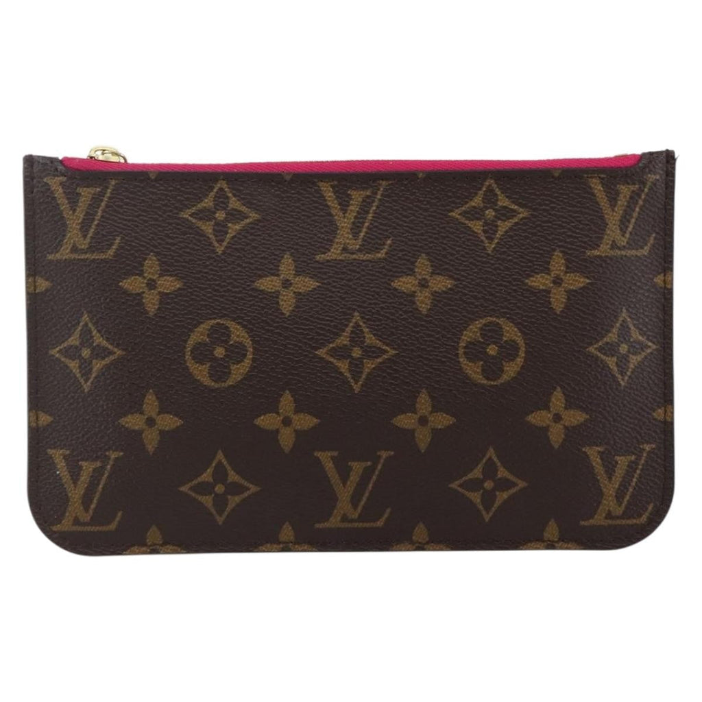 Louis Vuitton Neverfull Pochette Monogram Canvas Brown Canvas Clutche & Pouche Bag (Pre-Owned)