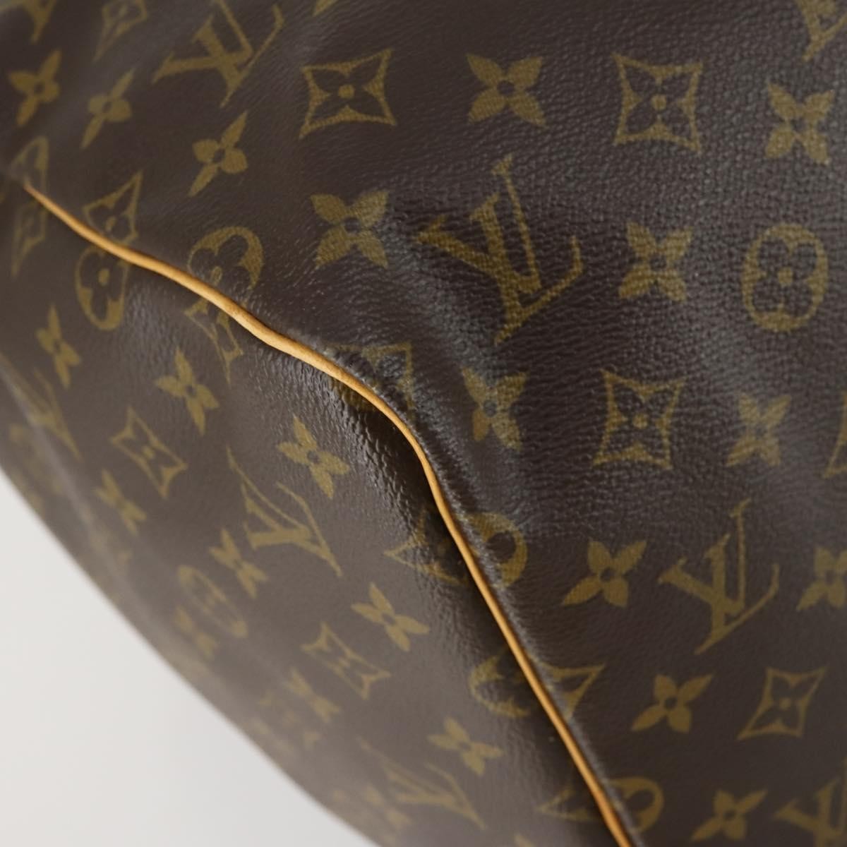 Louis Vuitton Keepall Bag Monogram Canvas Brown Canvas Travel Bag Bag (Pre-Owned)